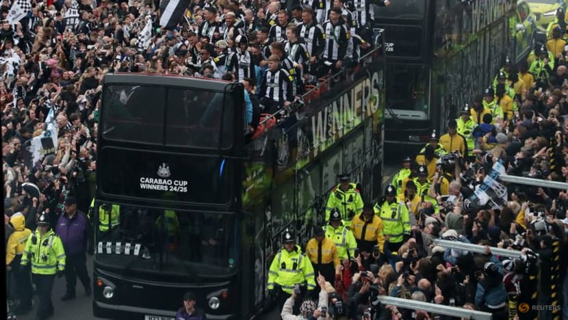 Newcastle celebrate end of 70-year trophy drought in sea of black and white
