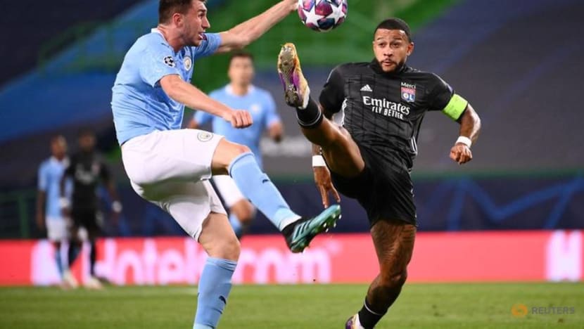 Football: Lyon upset Man City to set up Champions League semi with Bayern