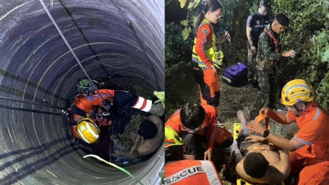 中国男困泰枯井72小时 高声呼救村民以为闹鬼