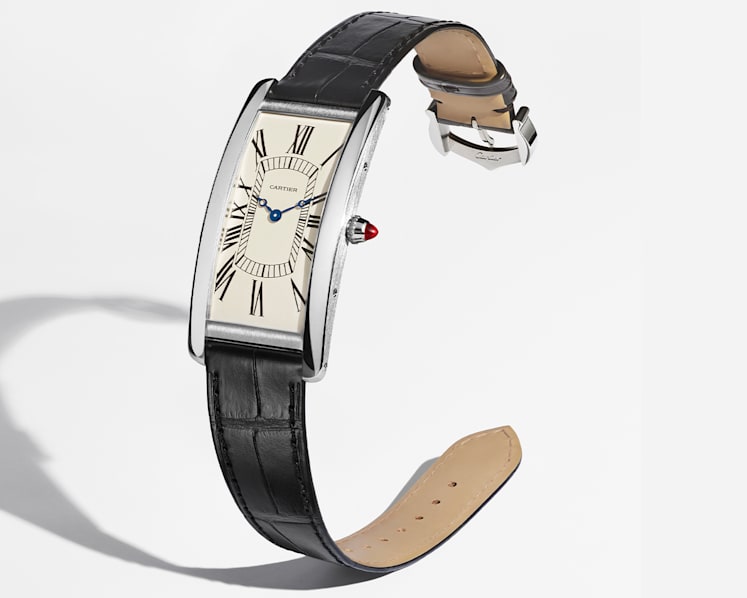 Cartier has released a new Tank Cintree watch in platinum