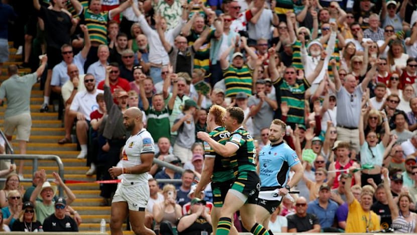 Hendy double helps Northampton beat Exeter in Prem final