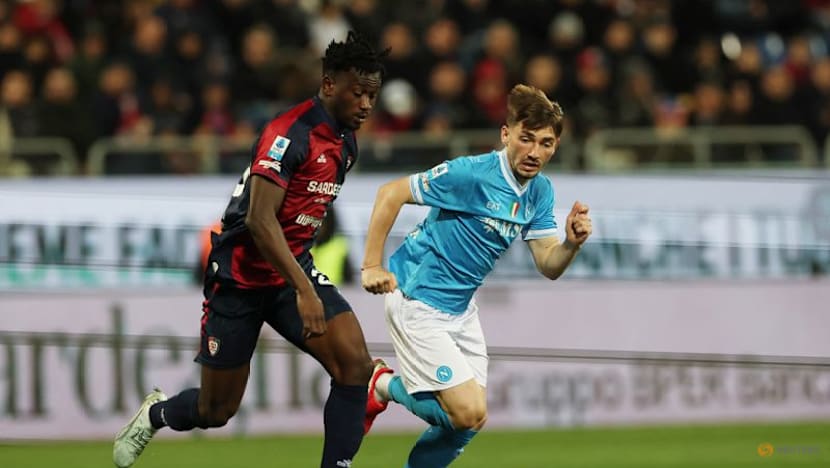 McTominay's early strike sends Napoli second with win at Cagliari