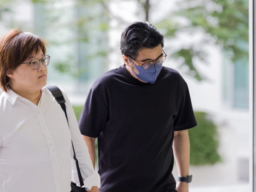 Ken Lim seen at the State Courts on March 30, 2023. Ken Lim seen at the State Courts on March 30, 2023.