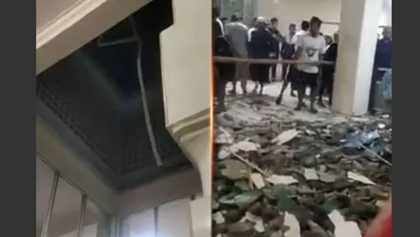 12 cedera selepas kubah masjid di Sulawesi runtuh 12 cedera selepas kubah masjid di Sulawesi runtuh