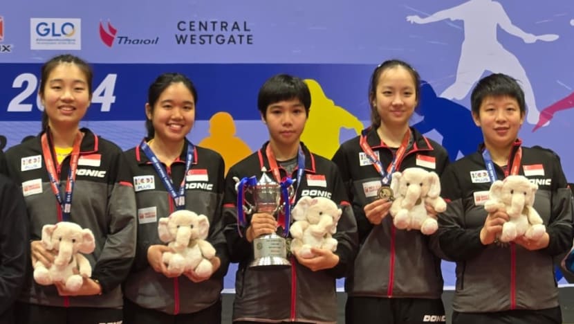 Singapore women's table tennis team reclaim Southeast Asian Championships title