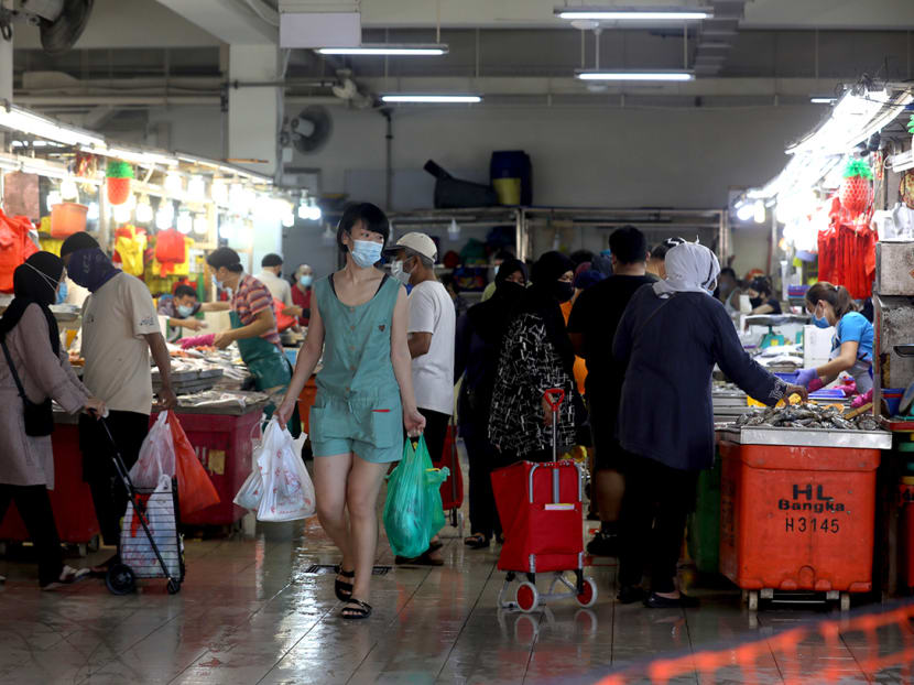 From Saturday (Sept 12), those visiting four popular markets in Geylang Serai (pictured), Yishun, Marsiling and Jurong will no longer have their entry restricted based on the last digit of their identification card numbers.