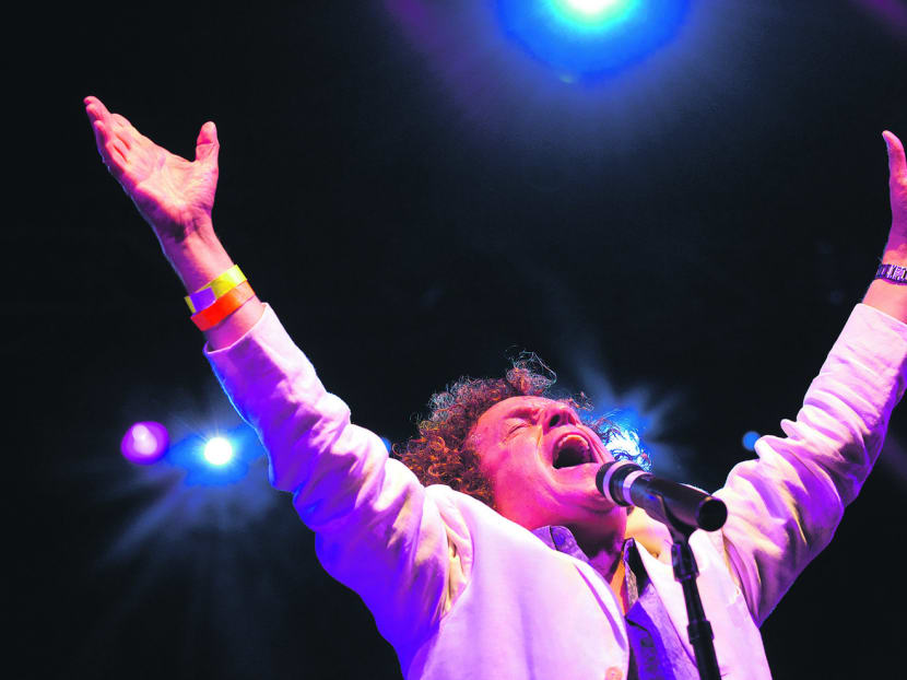 Leo Sayer says pop singers can open their hearts bigger than any politician or public speaker.