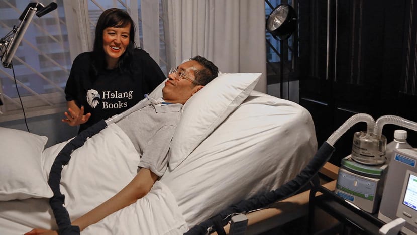 Paralysed former journalist co-writes book on rare degenerative disease ALS to show he 'still can give back to society'