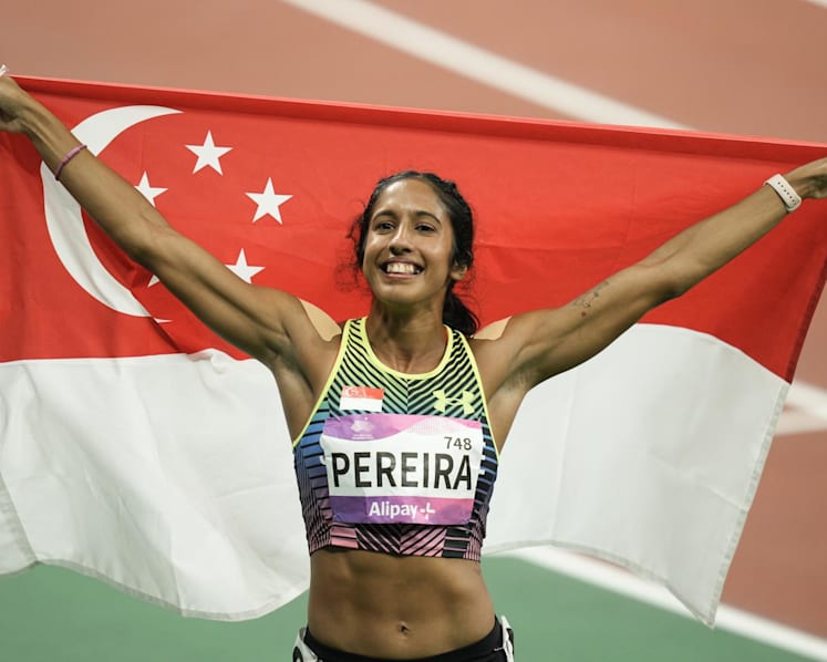 Sprint queen Shanti Pereira takes 100m silver to end Singapore's 49-year wait for Asian Games athletics medal