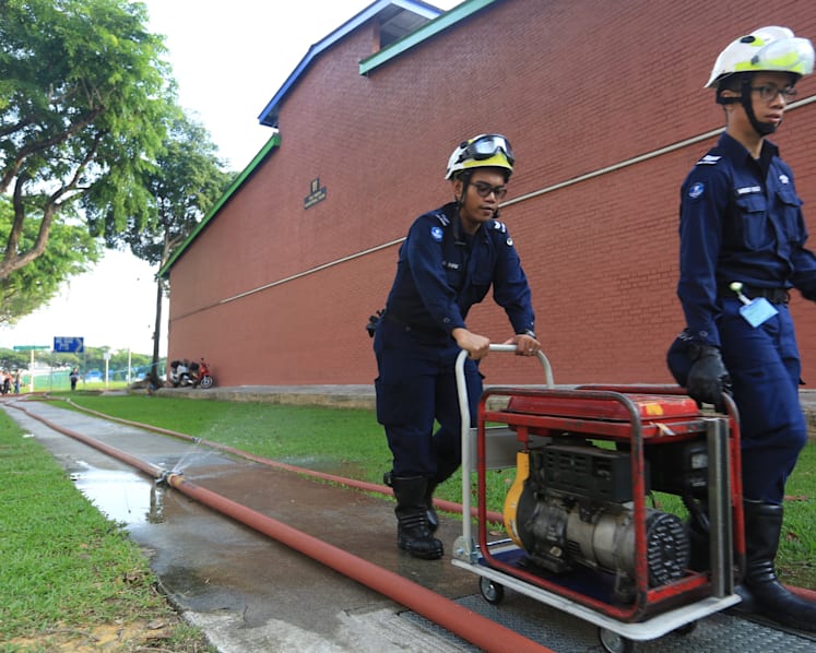 Massive fire put out at Toa Payoh Industrial Park