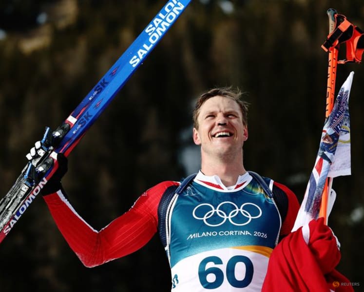 Biathlon-Norway's Sjaastad Christiansen channels ski king Klaebo to snatch biathlon sprint silver