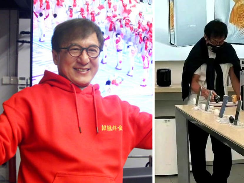 Jackie Chan seen buying Huawei phone; once said all Chinese people should use Chinese products Jackie Chan seen buying Huawei phone; once said all Chinese people should use Chinese products