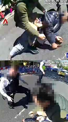 Bodycam shows arrest of man accused of stabbing 2 Jewish men in London