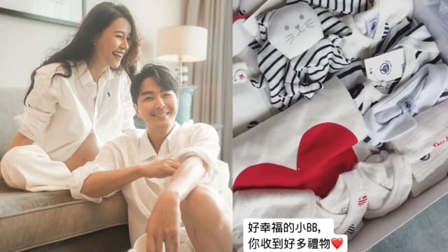 黄翠如“卸货”在即，晒婴儿衣物疑泄露胎儿性别