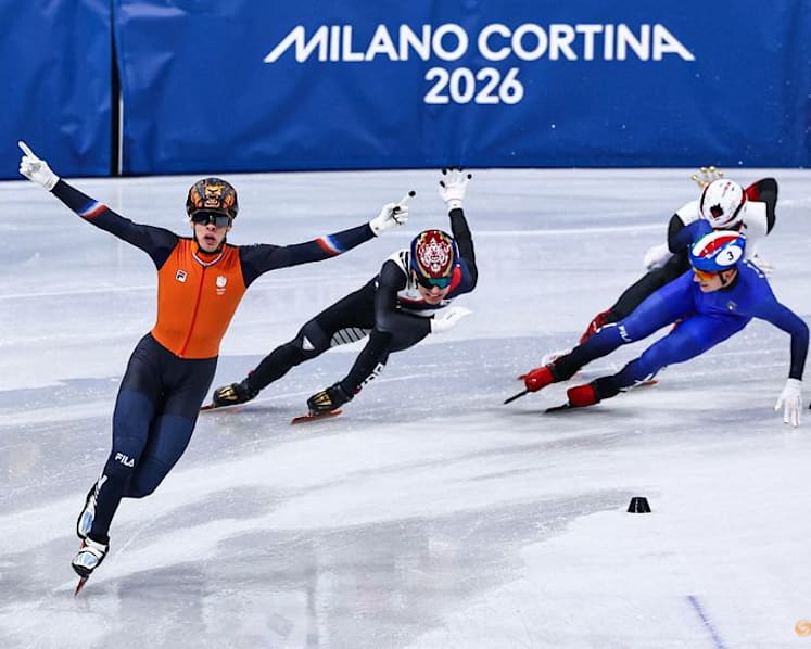 Short track-Dutch underline dominance with men's 5,000m relay gold