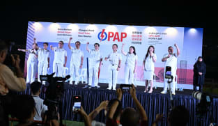 GE2025: PAP rally for Marsiling-Yew Tee GRC at Woodlands Stadium