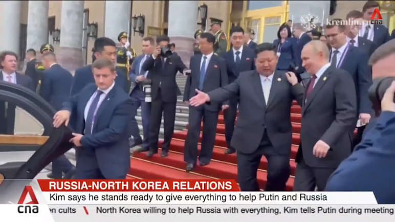 North Korea's Kim says he stands ready to give utmost help to Putin, Russia
