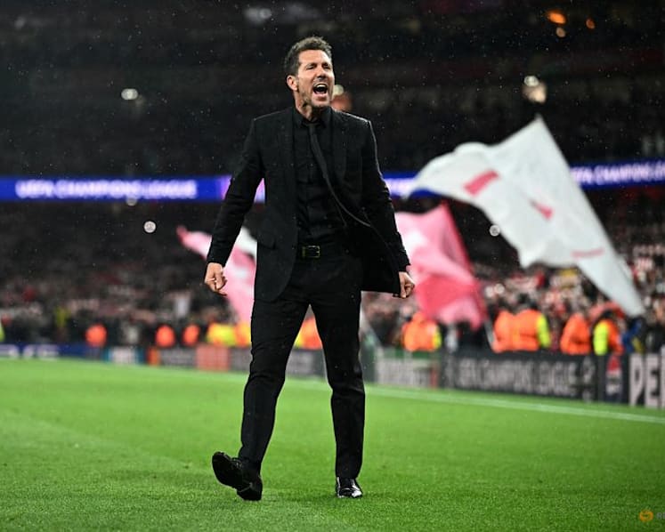 Calm after the storm for Simeone as Atletico bow out of Champions League