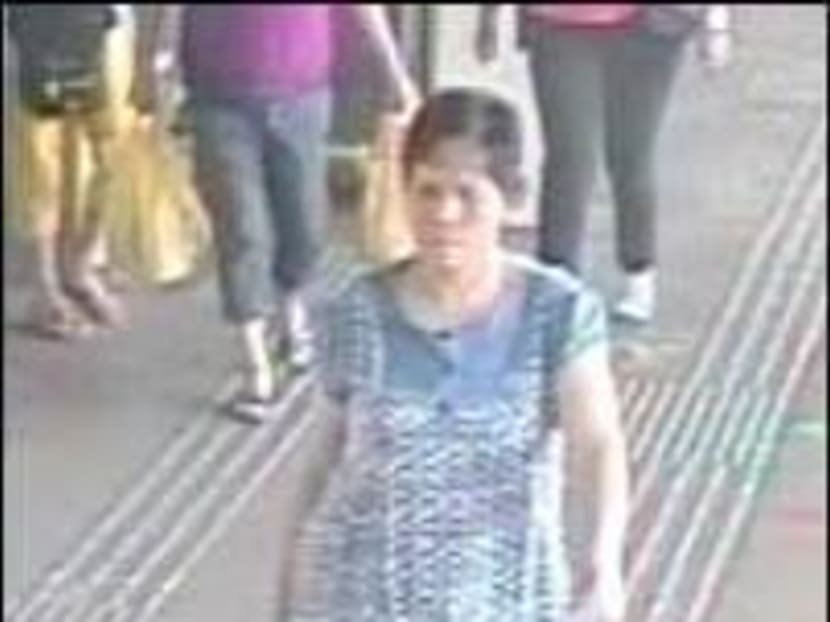 The Singapore Police are appealing for information on the identity of a female subject, seen in the picture above, to assist with their investigation into a case of Dishonest Misappropriation of Property reported at Khatib MRT station on Nov 6, 2013.