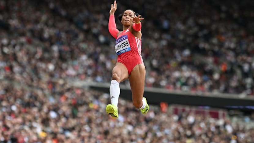 Women's-only Athlos meet puts long jump in Times Square spotlight