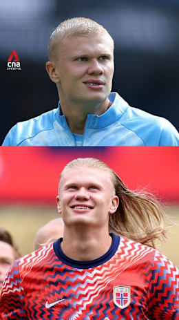 Football star Erling Haaland loses his luscious locks