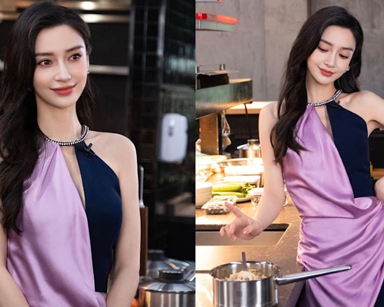 Angelababy wears designer knock-off dress on live stream, management fires her stylist after internet finds out
