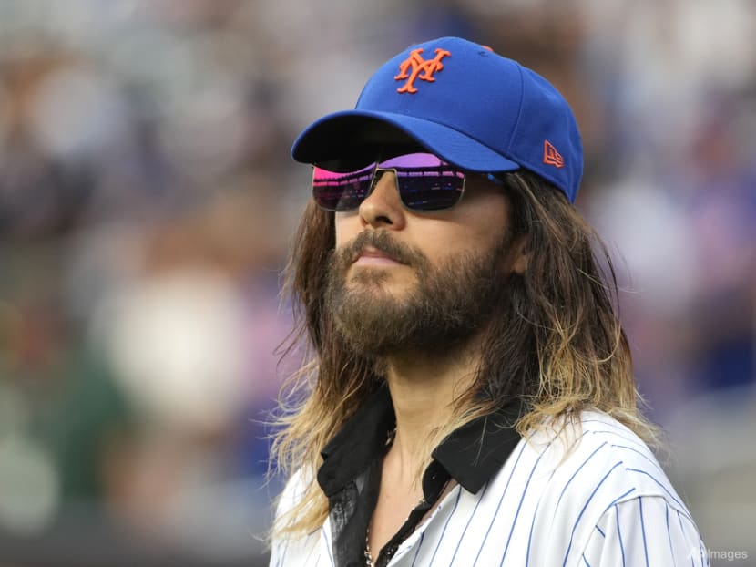 American actor-singer Jared Leto spotted at rock climbing gym in Singapore