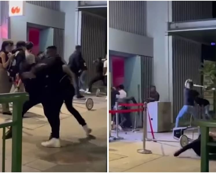 5 arrested for rioting after brawl outside Cherry Discotheque at Cecil Street left 2 injured