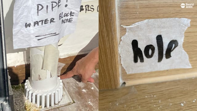 预购组屋“处处洞”遭批做工烂 建屋局：确保承包商助纠正