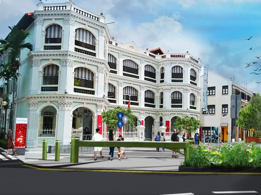 An artist's impression of the First Botanic Garden at Armenian Street. Photo: NParks.