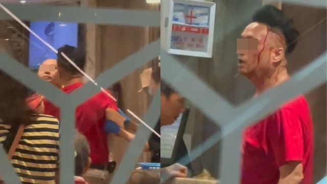 疑因挡路问题起冲突 二港男打架血流满面