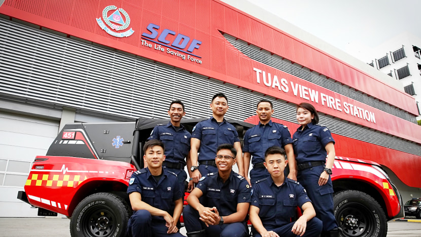 I felt nothing but adrenaline: SCDF firefighter on Tuas blaze