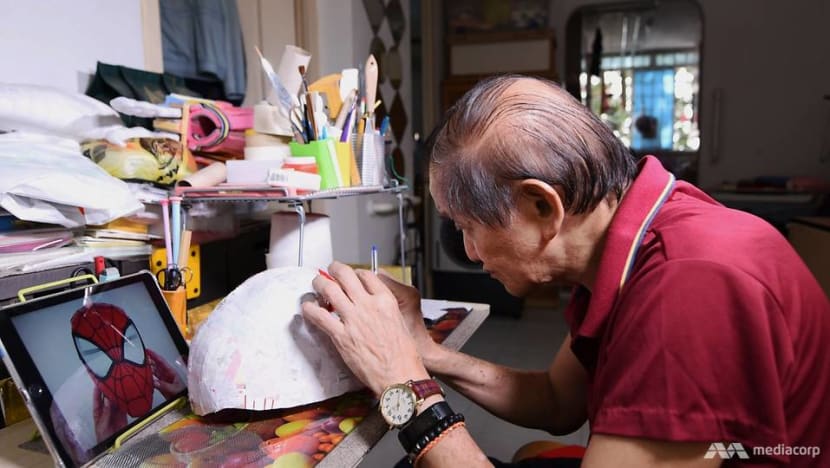 The retiree who creates Star Wars and Marvel models from recycled trash