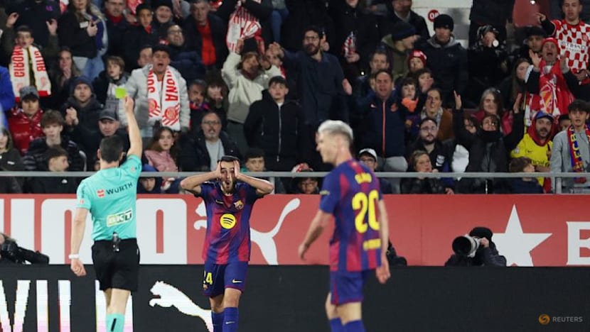Barcelona stunned by Girona 2-1 to leave Real Madrid top of LaLiga