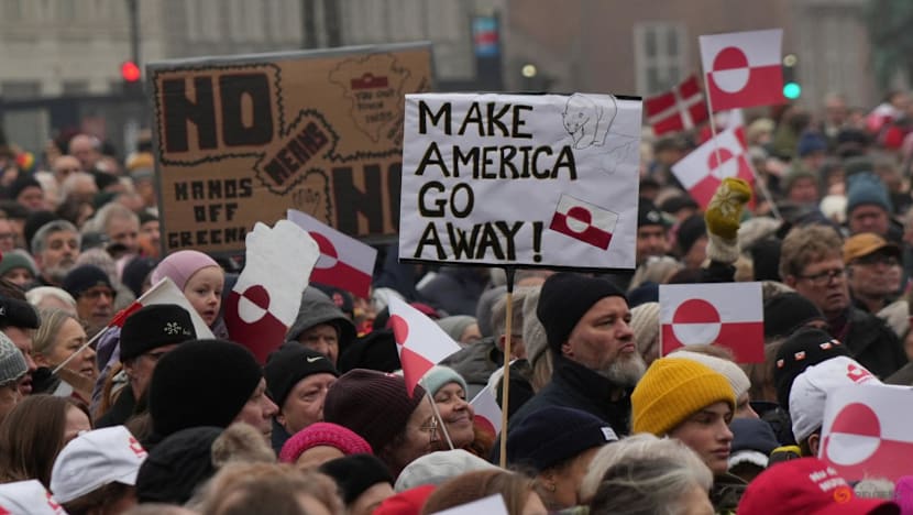 Thousands join anti-Trump 'Hands off Greenland' protests in Denmark