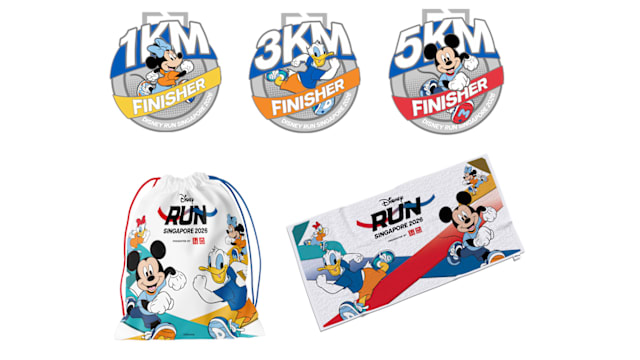 迪士尼主题跑步活动首登东南亚，“Disney Run Singapore 2026”7月5日开跑！