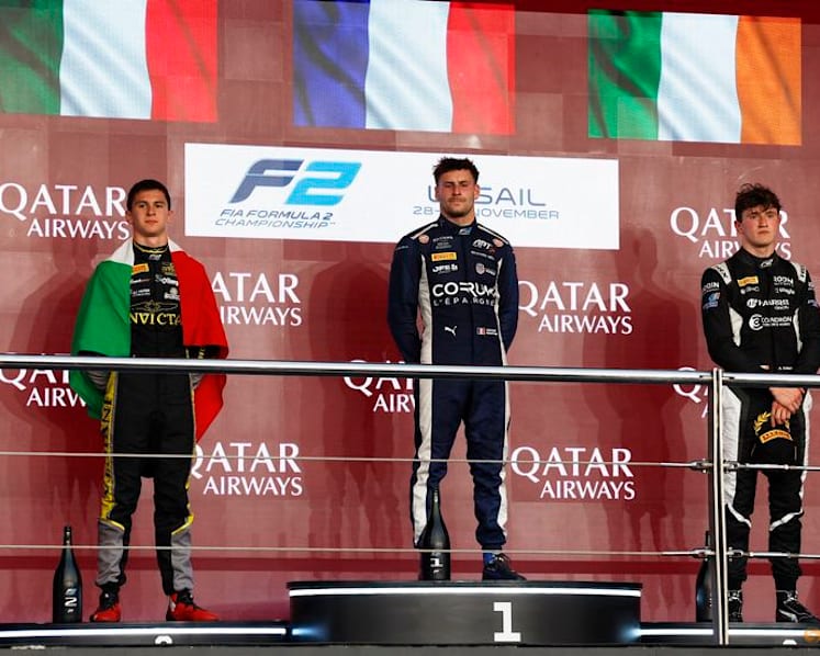 Italy's Fornaroli wins Formula Two title in Qatar