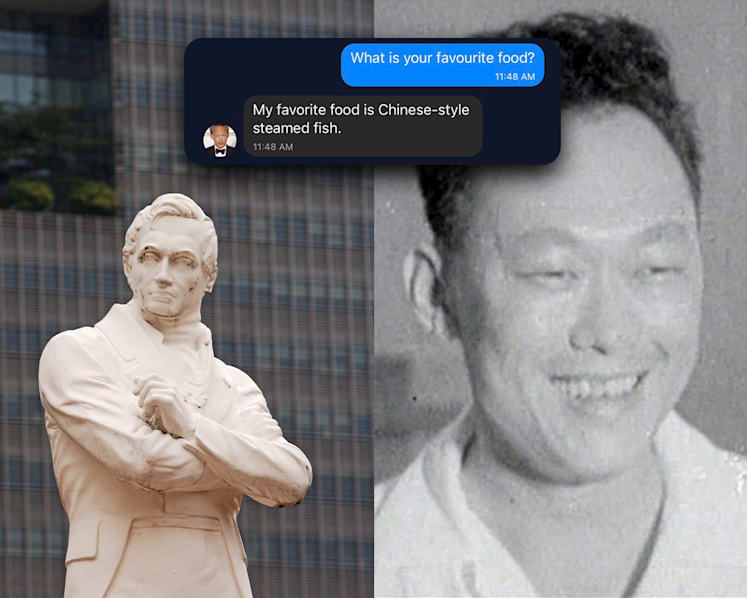#trending: Using an AI tool, TODAY 'chatted' to Lee Kuan Yew and Stamford Raffles. Here’s what happened