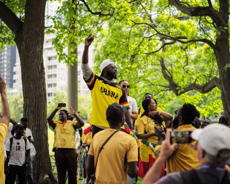 Ghana, Panama fans throng Toronto streets ahead of World Cup clash