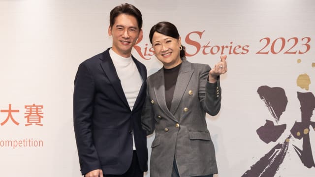 想和洪慧芳在戏中“谈恋爱”　温升豪：我演老师，她演校长