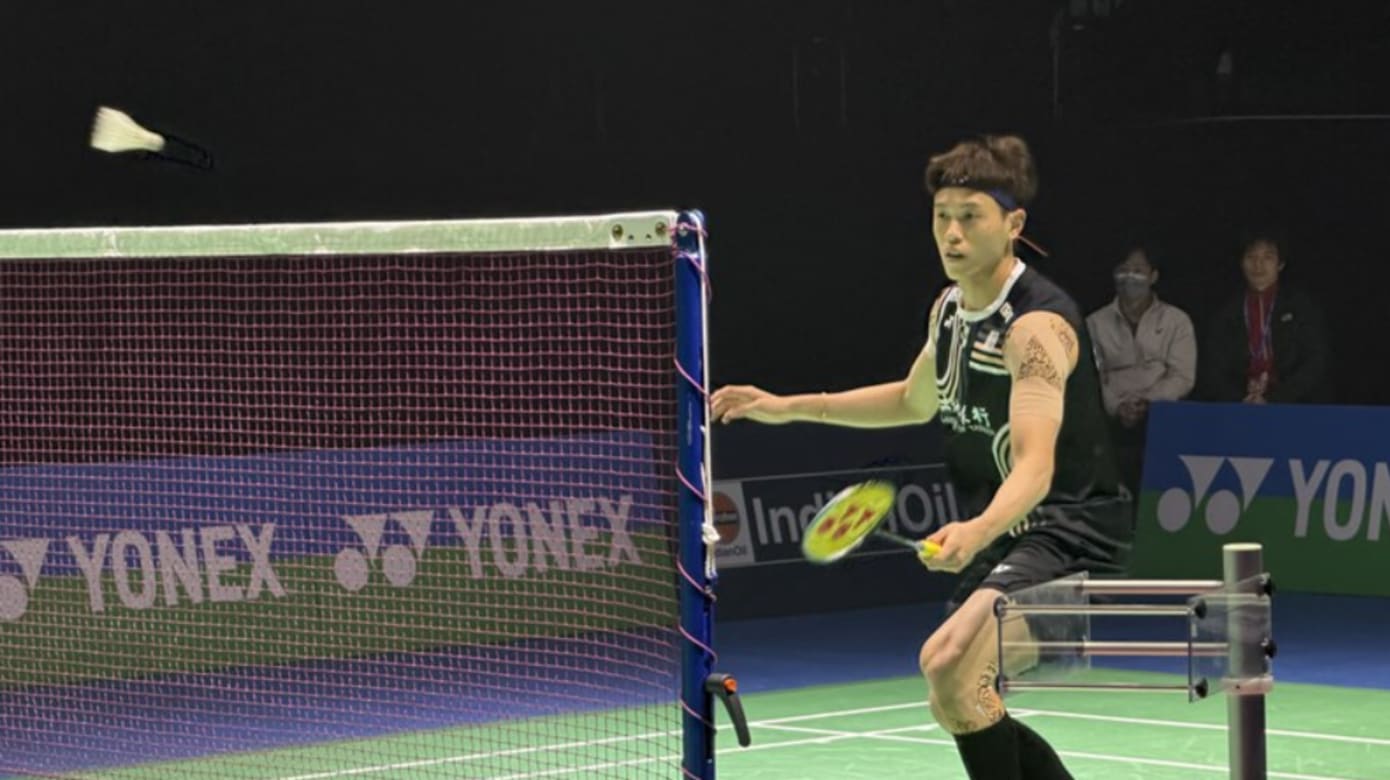 林俊易力挫乔纳坦夺冠 首位称霸印度羽毛球公开赛的中华台北选手