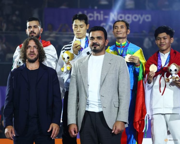 Games-Olympic dreams flicker as teqball awards first Asian Games medals