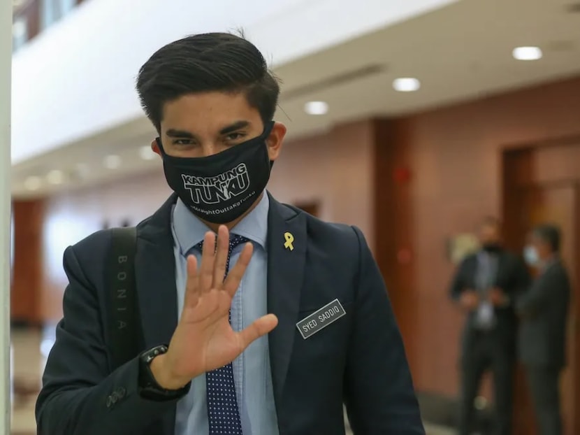 Malaysia's Muar MP Syed Saddiq Syed Abdul Rahman is pictured at Malaysia's parliament in Kuala Lumpur.
