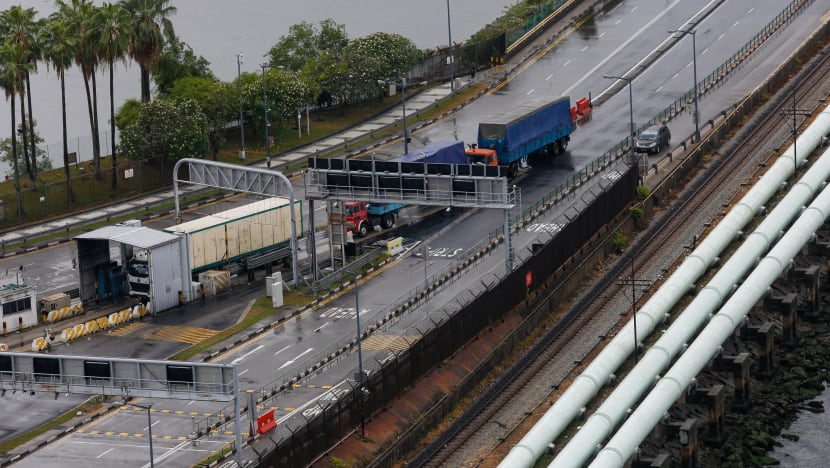 Some non-food cargo bound for Singapore turned away at Malaysia checkpoint on first day of lockdown