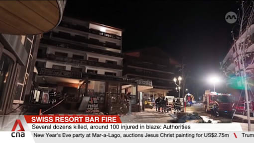 Dozens killed, around 100 injured in Swiss resort bar fire 