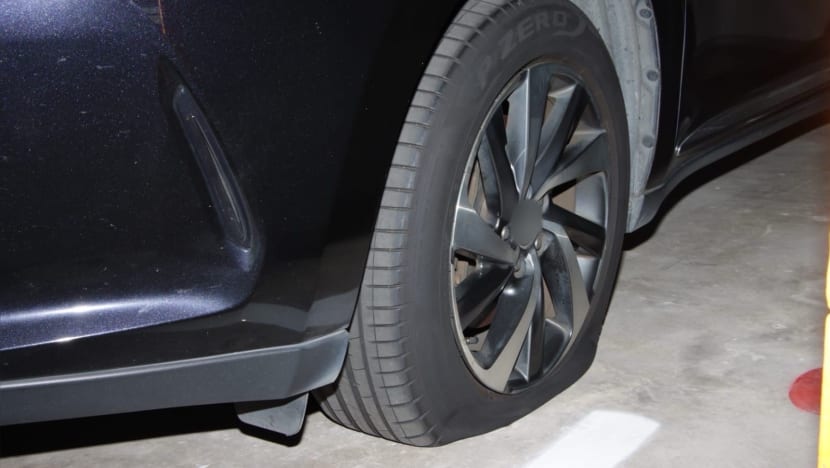 NUS student charged with deflating tyres of five cars at Woodlands carpark NUS student charged with deflating tyres of five cars at Woodlands carpark