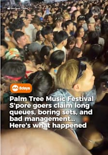 What was meant to be a highlight event turned into a frustrating experience for some at Palm Tree Music Festival Singapore on April 18, as attendees shared complaints about long waiting times, crowded spaces, and event management issues. Clips of drink queues lasting up to two hours quickly spread online, alongside feedback about the venue setup and crowd flow. While John Summit headlined the show, reactions to the performance were mixed, with the festival now sparking broader conversations about expectations for large-scale music events in Singapore. #8dayssg #8dayssgtrending #singapore #sgnews #palmtreemusicfestival 