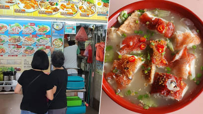 Value-For-Money AMK Hawker Stall Serves $10 Red Grouper Fish Head Soup With Huge Portions