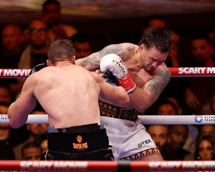 Usyk avoids shock defeat with 11th round stoppage of Verhoeven