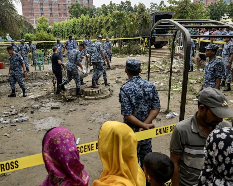 Bangladesh seethes as toll from jet crash at school hits 31